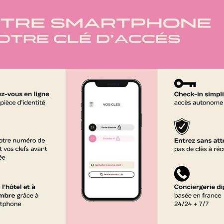 Hotel Des Sept - Entree Autonome, Reception En Ligne - Encore Mieux 올리언스 외부 사진