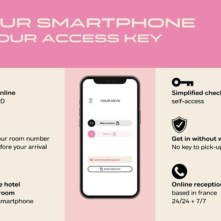 Hotel Des Sept - Entree Autonome, Reception En Ligne - Encore Mieux 올리언스 외부 사진
